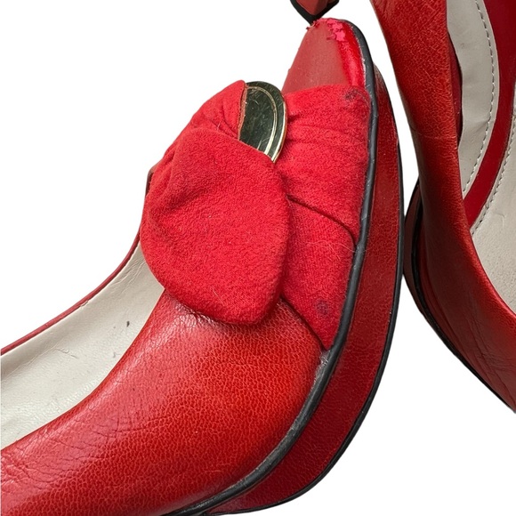 1970’s Naturalizer Red/Orange Leather Heels - Picture 6 of 7